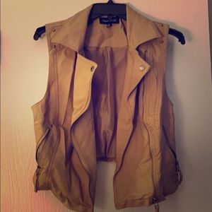 Faux Leather Vest